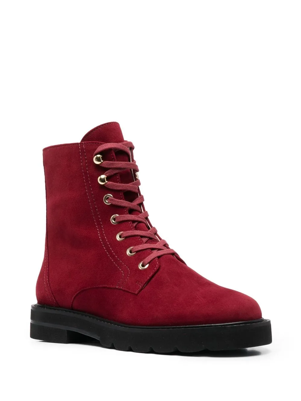 Stuart Weitzman Sandalen met bewerkte hak - Rood