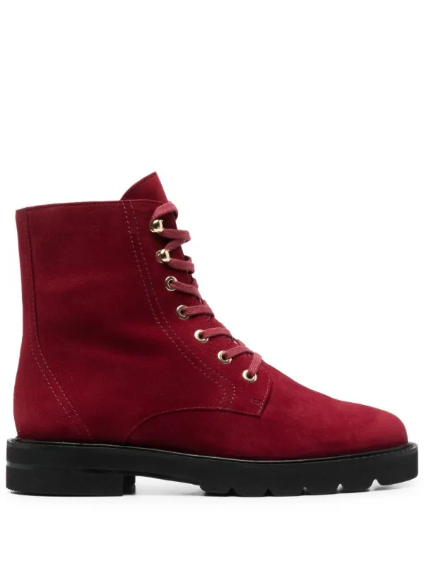 Stuart Weitzman Mila Lift lace up Boots Farfetch