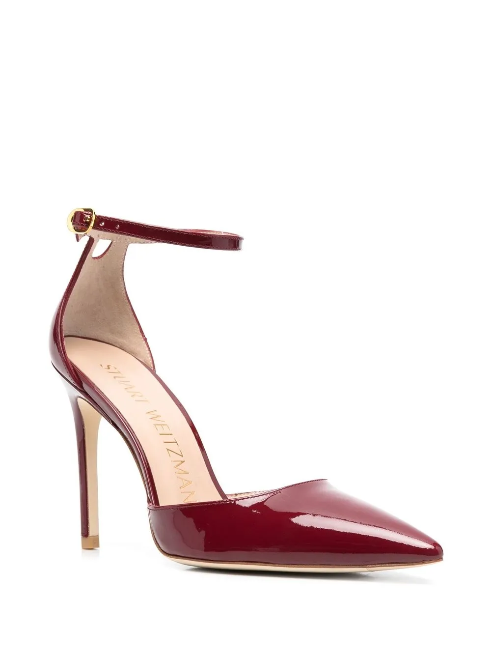 Stuart Weitzman Lakleren pumps - Rood