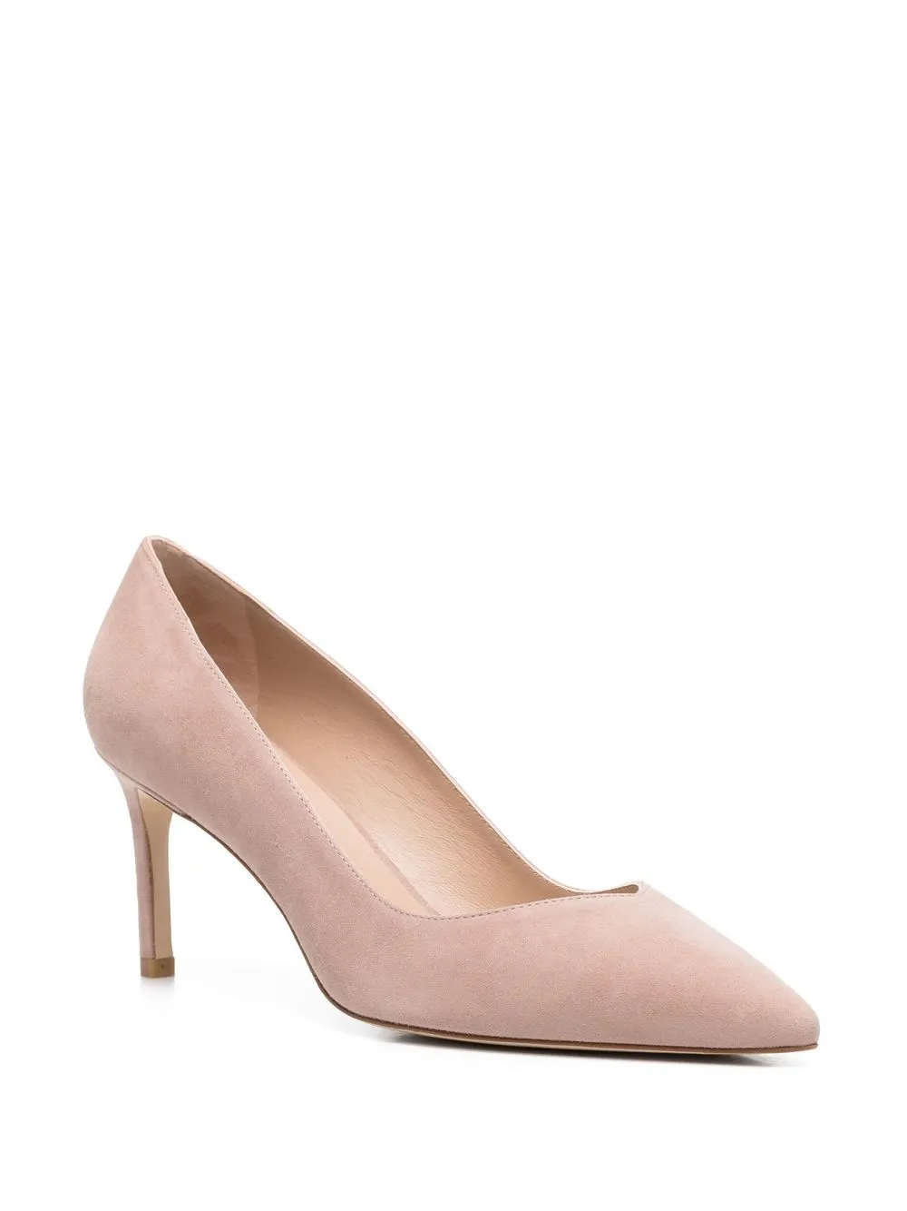 Stuart Weitzman Anny leren pumps - Beige