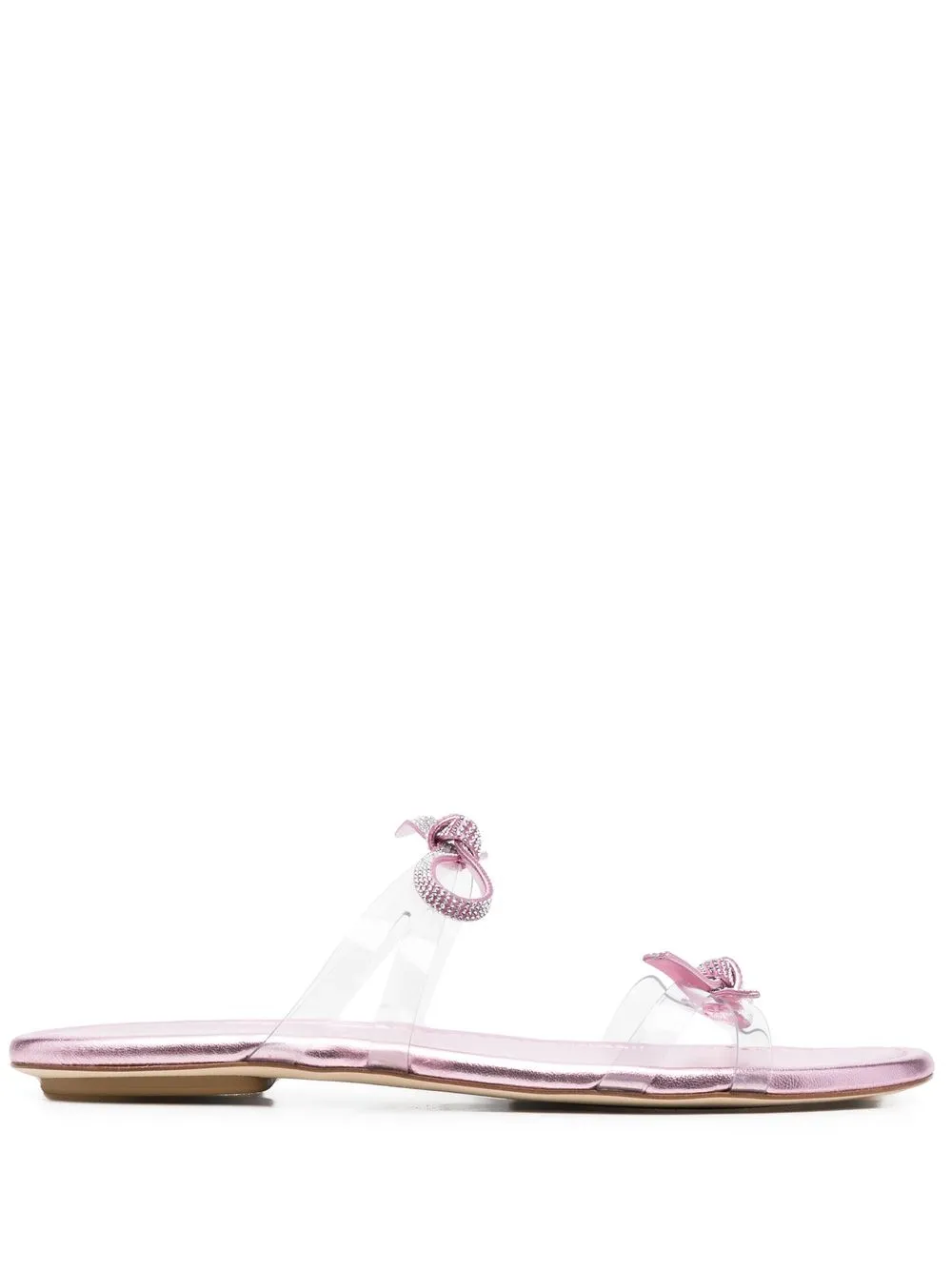 Stuart Weitzman SW Bow slides | White | Image 1
