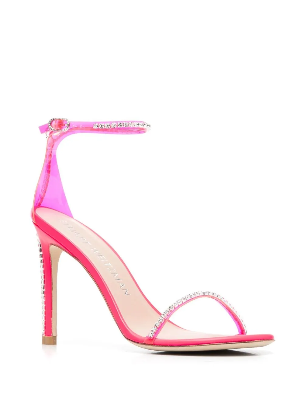 Stuart Weitzman Sandália com cristal e salto 120mm | Sandália com salto | Image 2