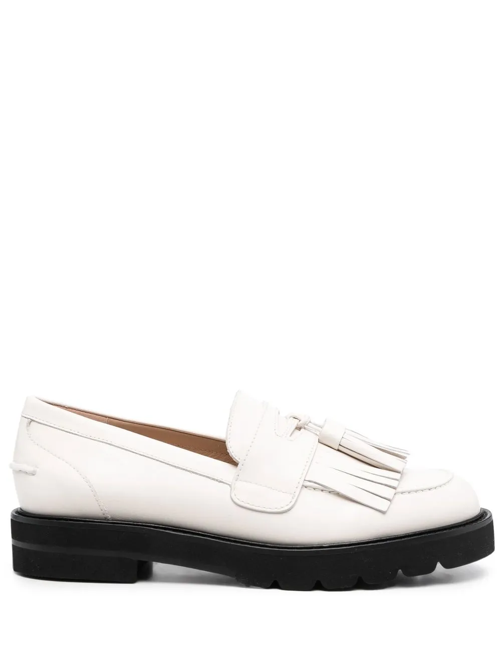 

Stuart Weitzman Mila leather loafers - White