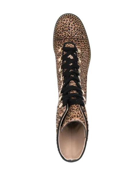 Stuart Weitzman jaguar-print 40mm ankle boots SB459MIJ - 3