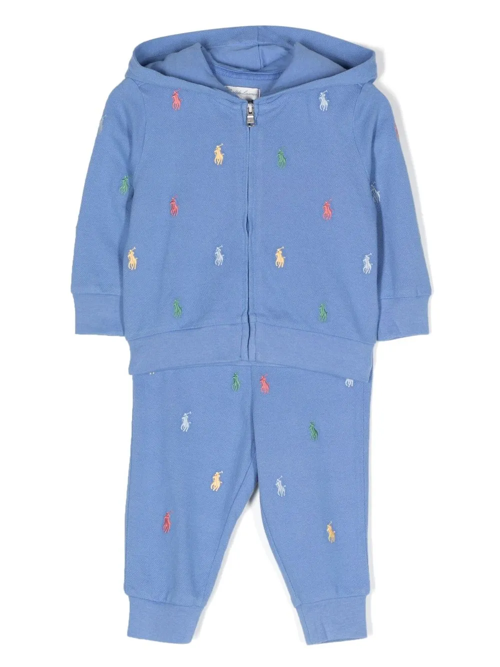 

Ralph Lauren Kids traje deportivo con logo bordado - Azul