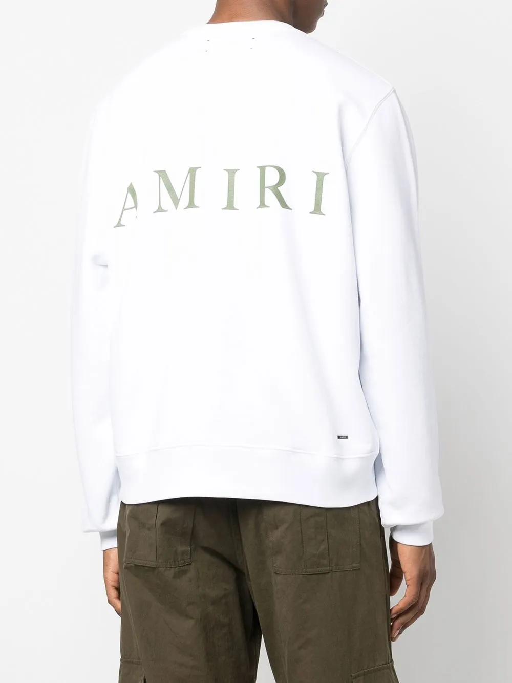  Amiri Sweatshirt Mit Logo Print   Weiß 