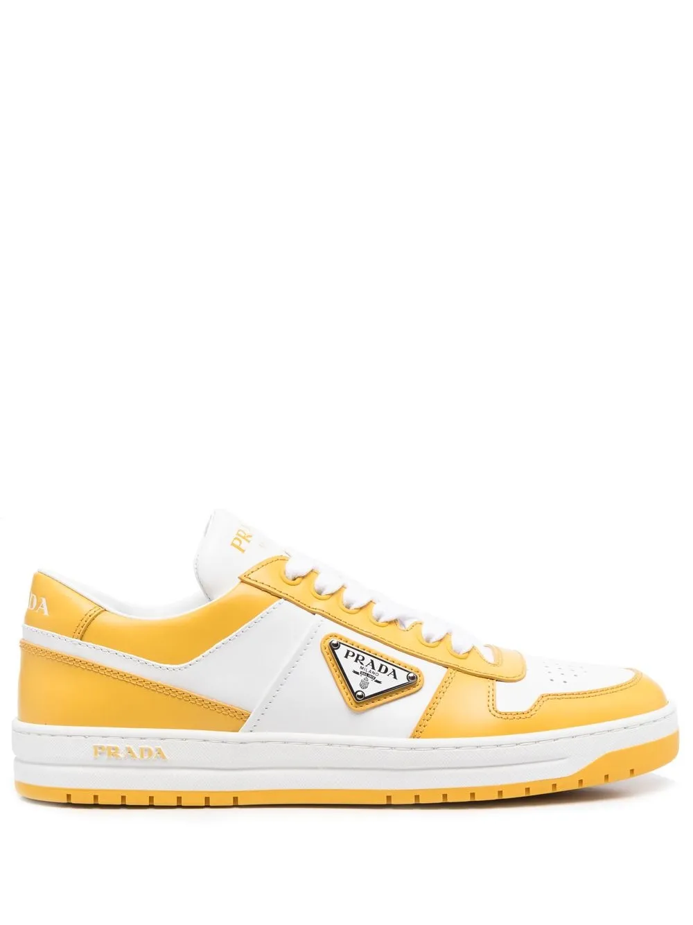 Prada yellow sneakers best sale