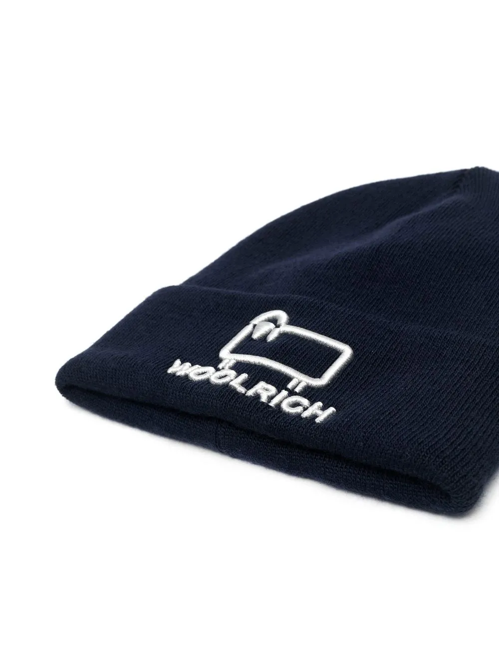Woolrich Kids Muts met geborduurd logo - Blauw