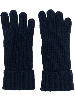 Navy blue on sale knit gloves