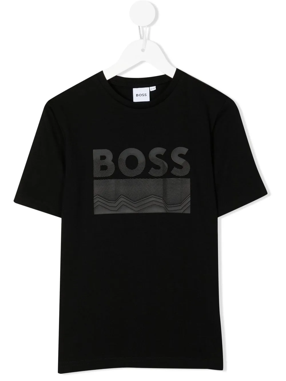 

BOSS Kidswear logo-print T-shirt - Black