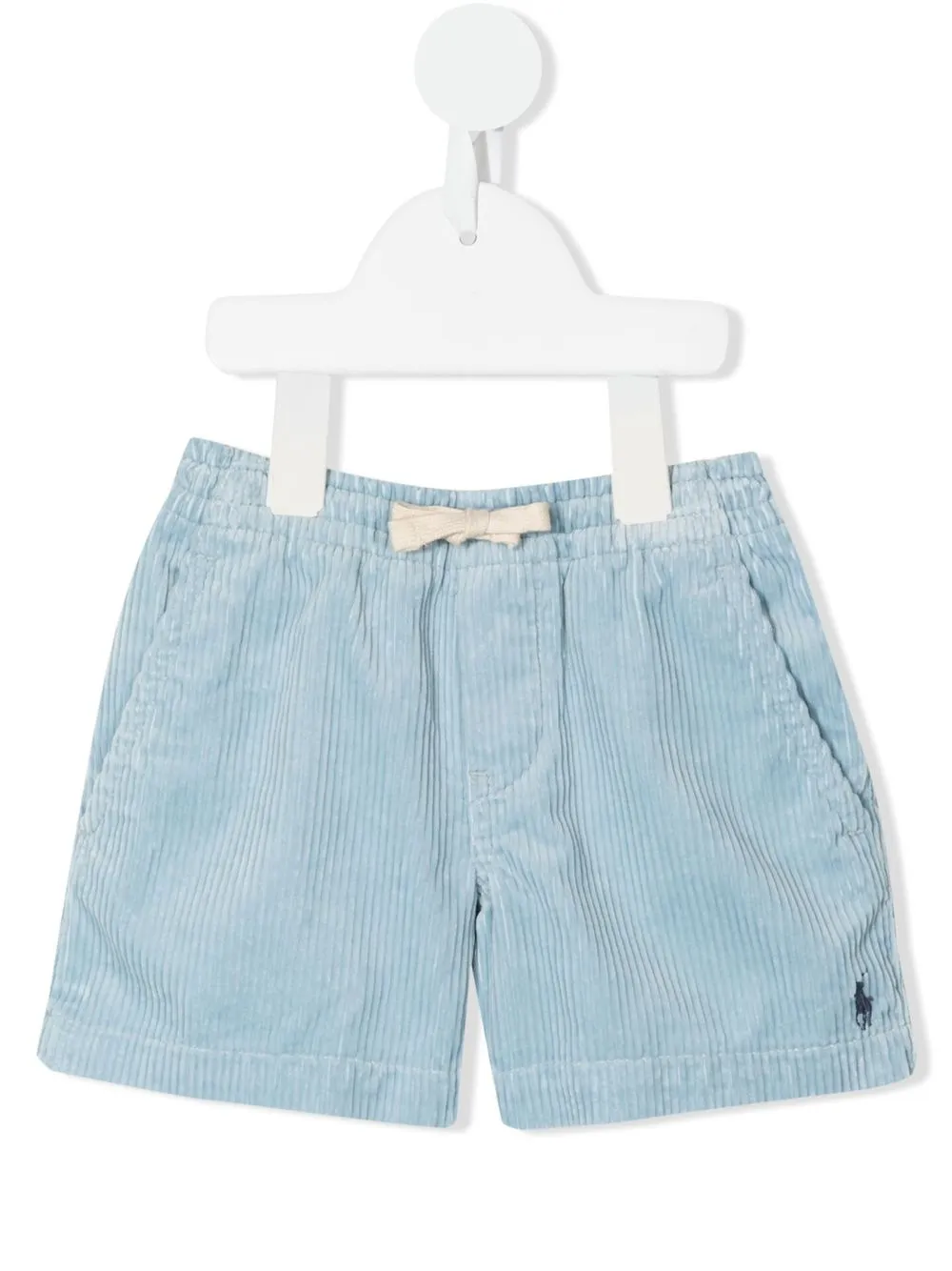 

Ralph Lauren Kids shorts de pana con cordones en la pretina - Azul