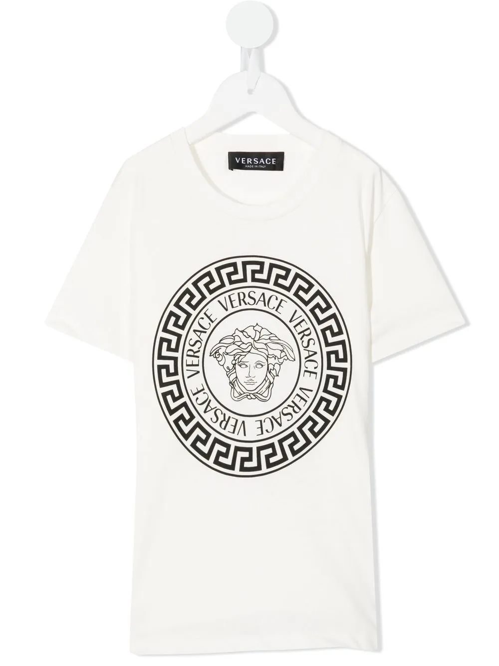 

Versace Kids logo-print cotton T-Shirt - White