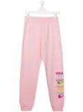 Versace Kids TEEN logo-print track pants - Pink