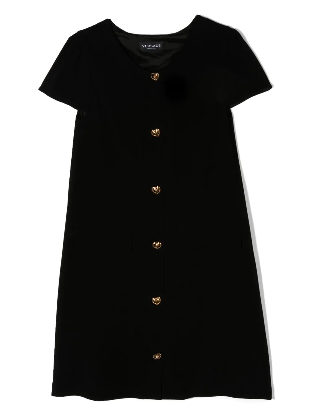 

Versace Kids TEEN buttoned shift dress - Black