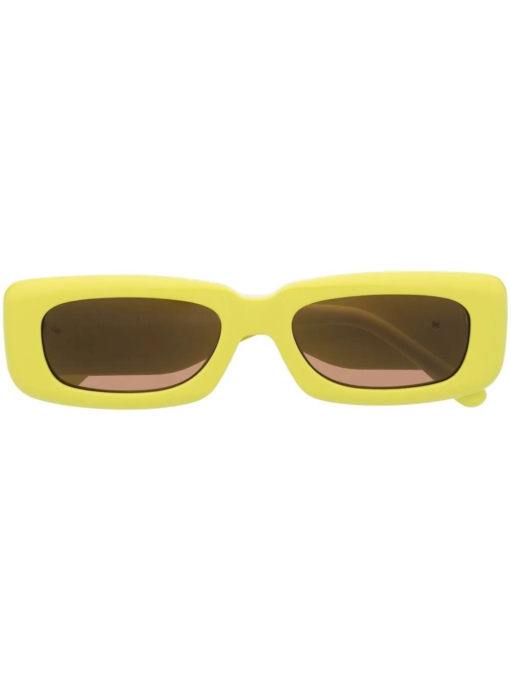 

The Attico Marfa rectangular-frame sunglasses - Yellow