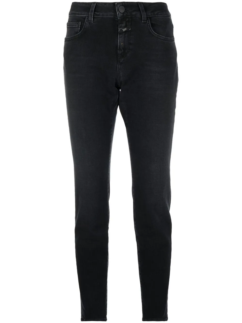 

Closed skinny jeans Baker de tiro medio - Negro