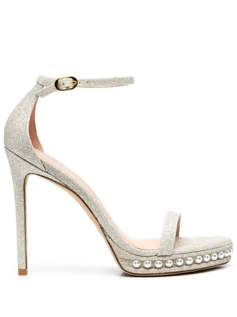 

Stuart Weitzman sandalias Fig con tacón de 130mm - Dorado