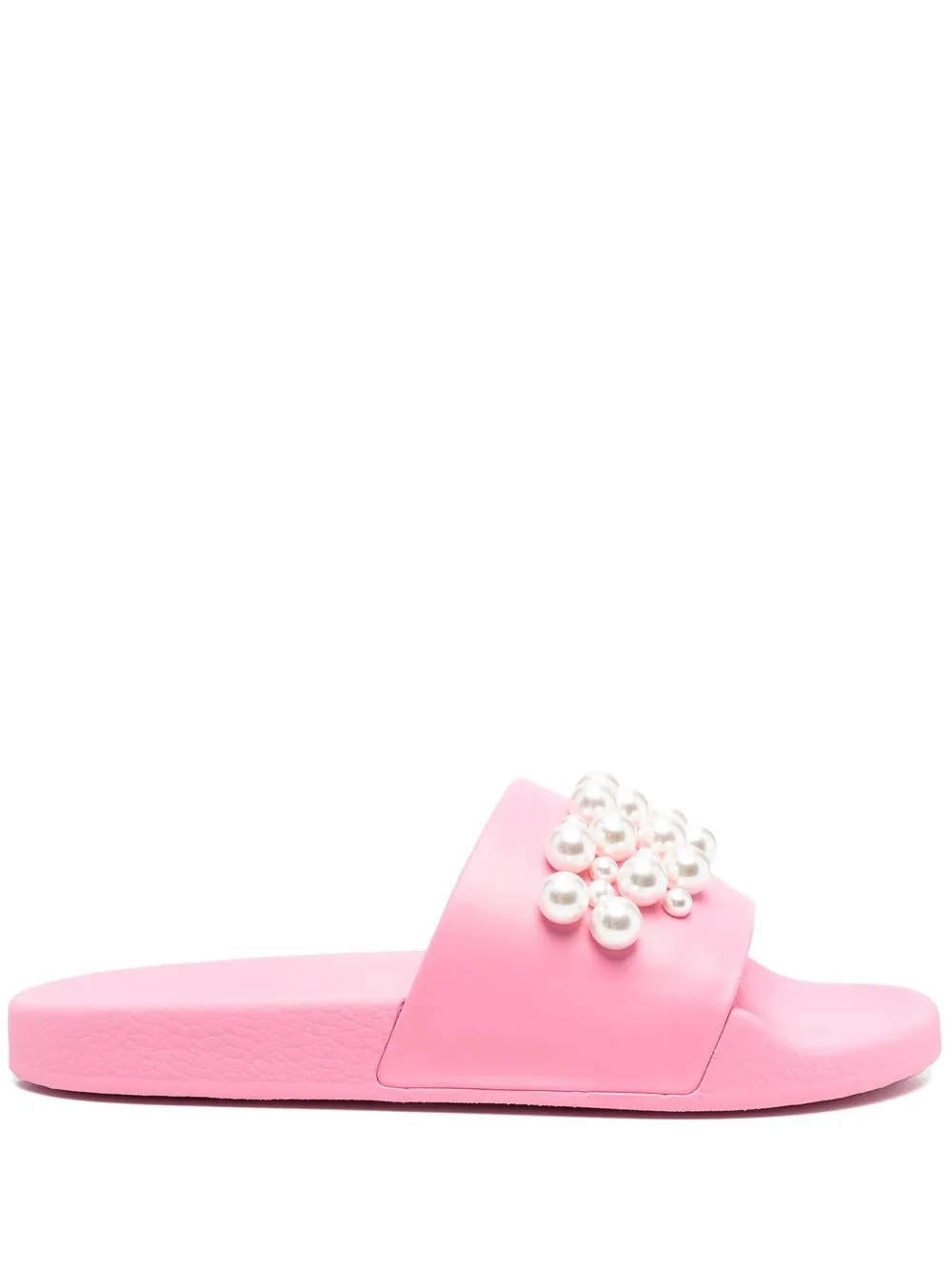

Stuart Weitzman sandalias Goldie con detalle de perla - Rosado