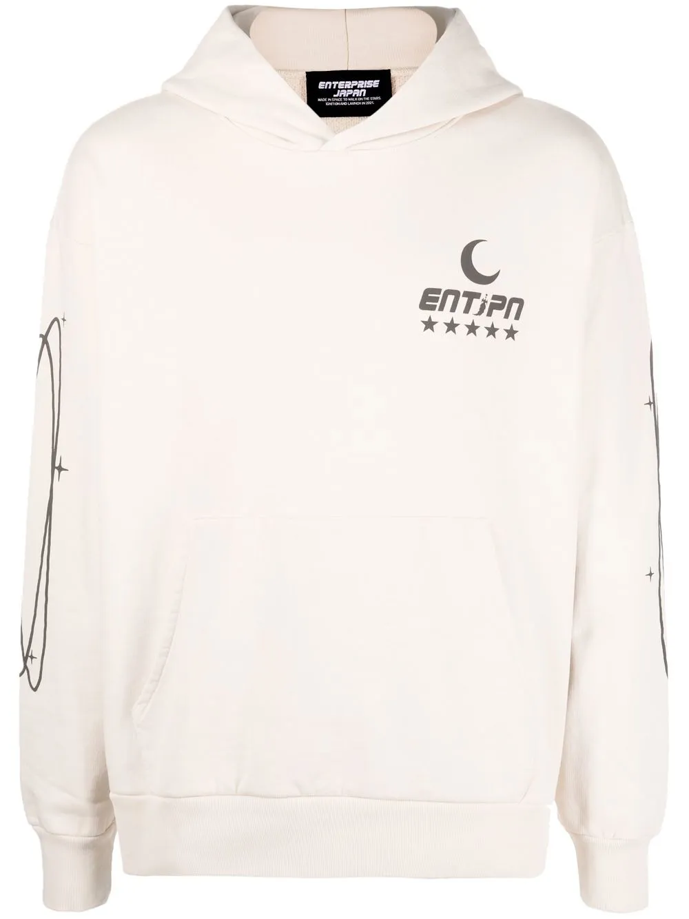 

Enterprise Japan hoodie con logo estampado - Neutro