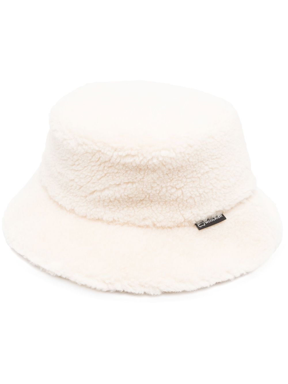 

Woolrich logo-patch bucket hat - Neutrals