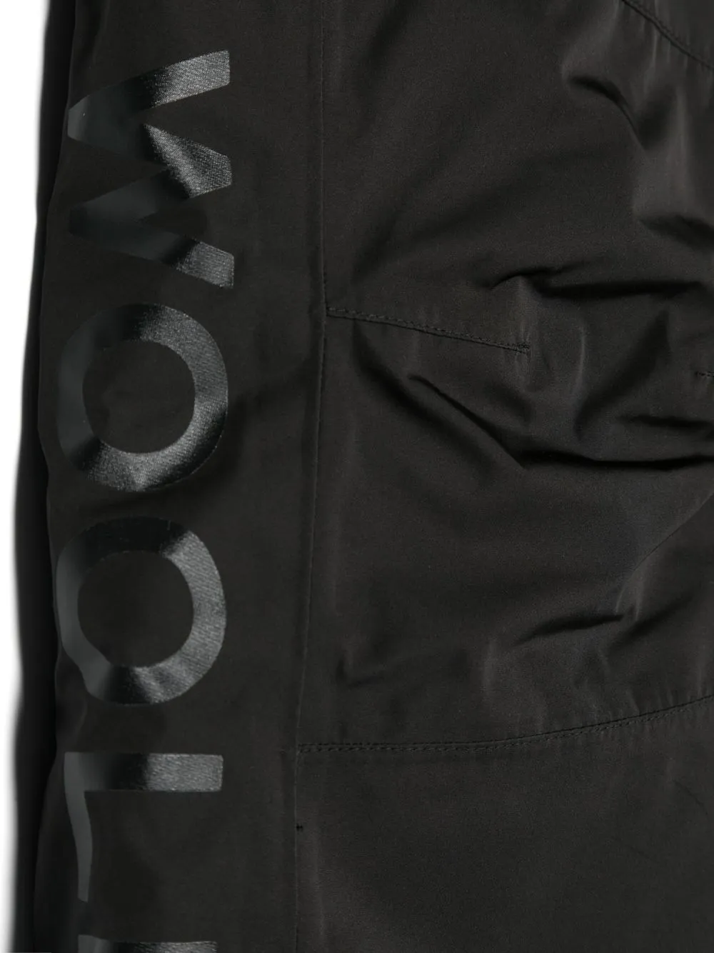  Woolrich Kids Gefütterte Skihose Mit Logo Print   Schwarz 