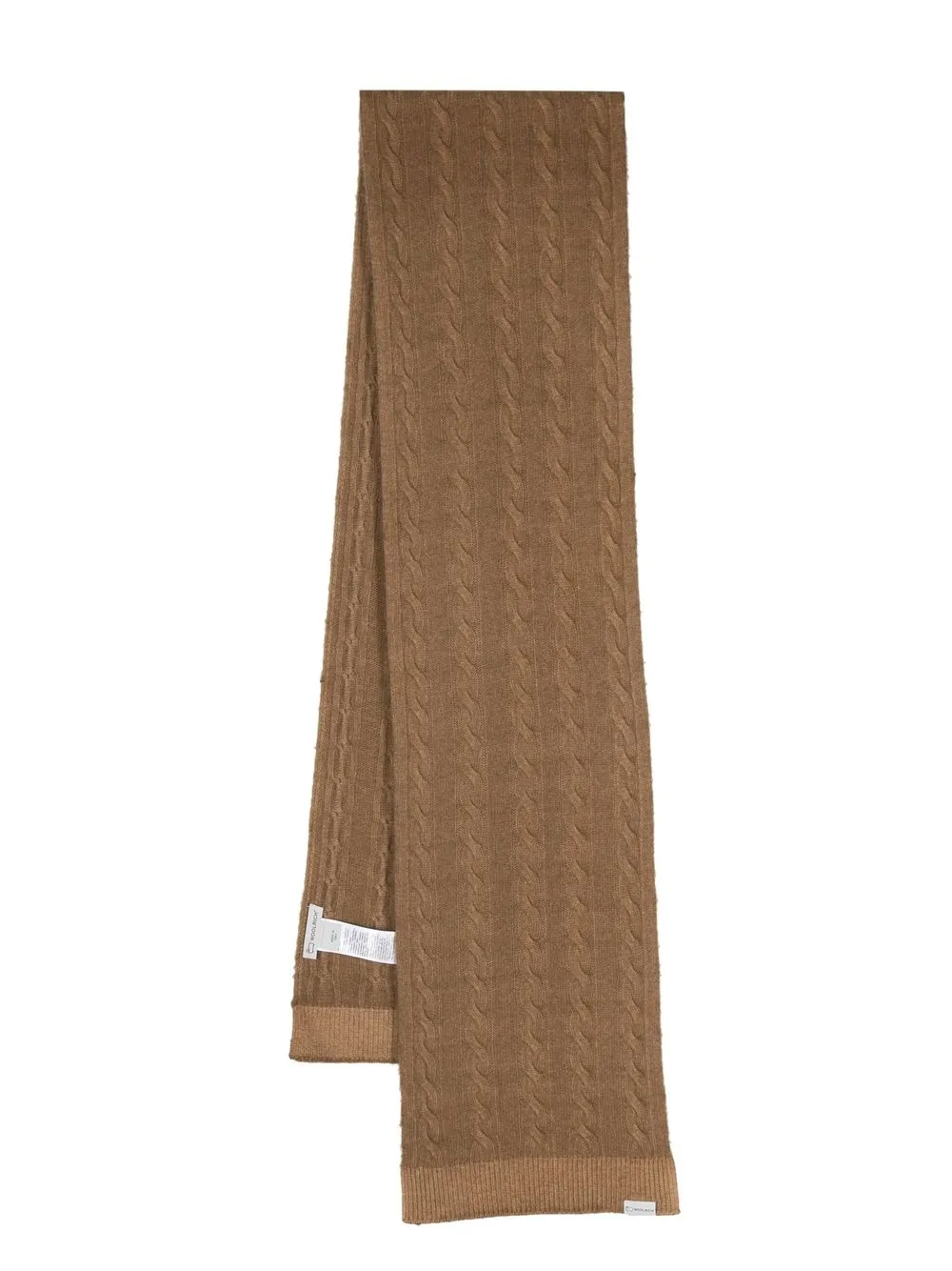 

Woolrich Nativa cable-knit scarf - Brown