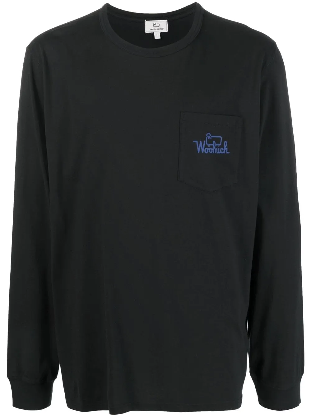 

Woolrich playera con logo estampado - Negro