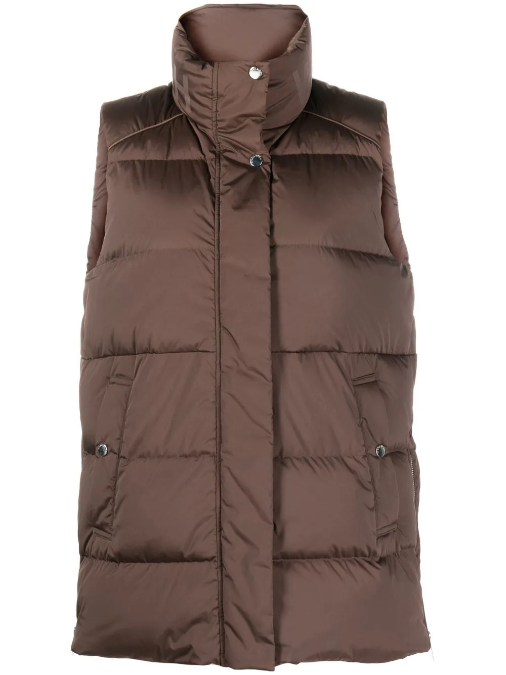 

Woolrich high-neck padded gilet - Brown