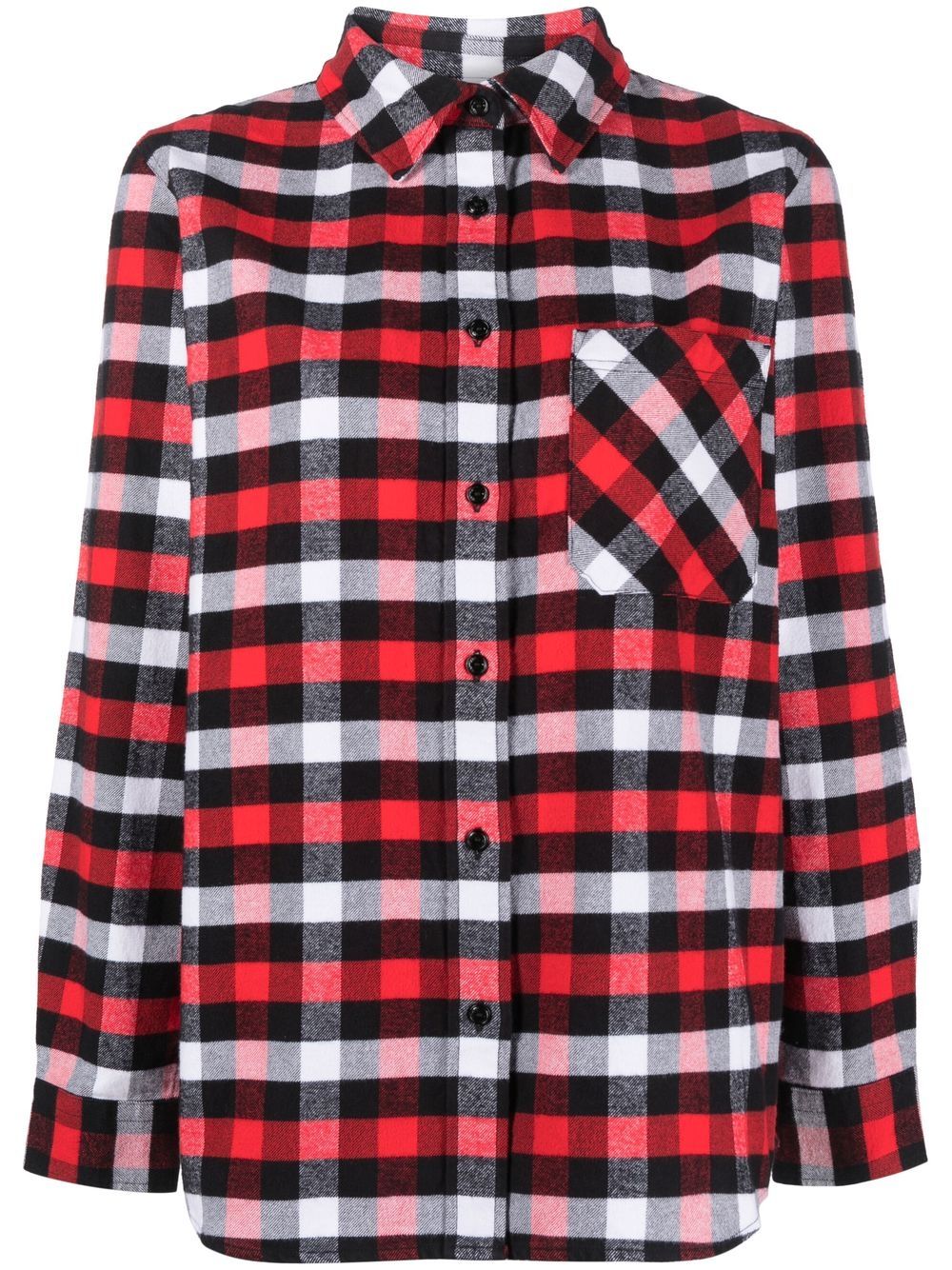 

Woolrich checked long-sleeved shirt - Red