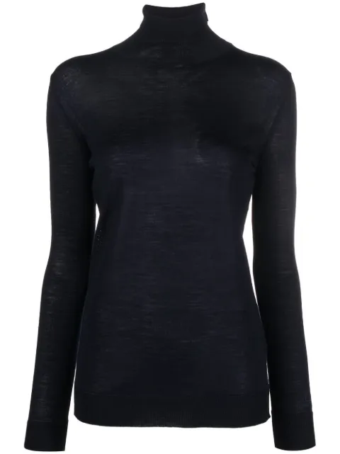 Woolrich top de tejido fino con cuello de tortuga