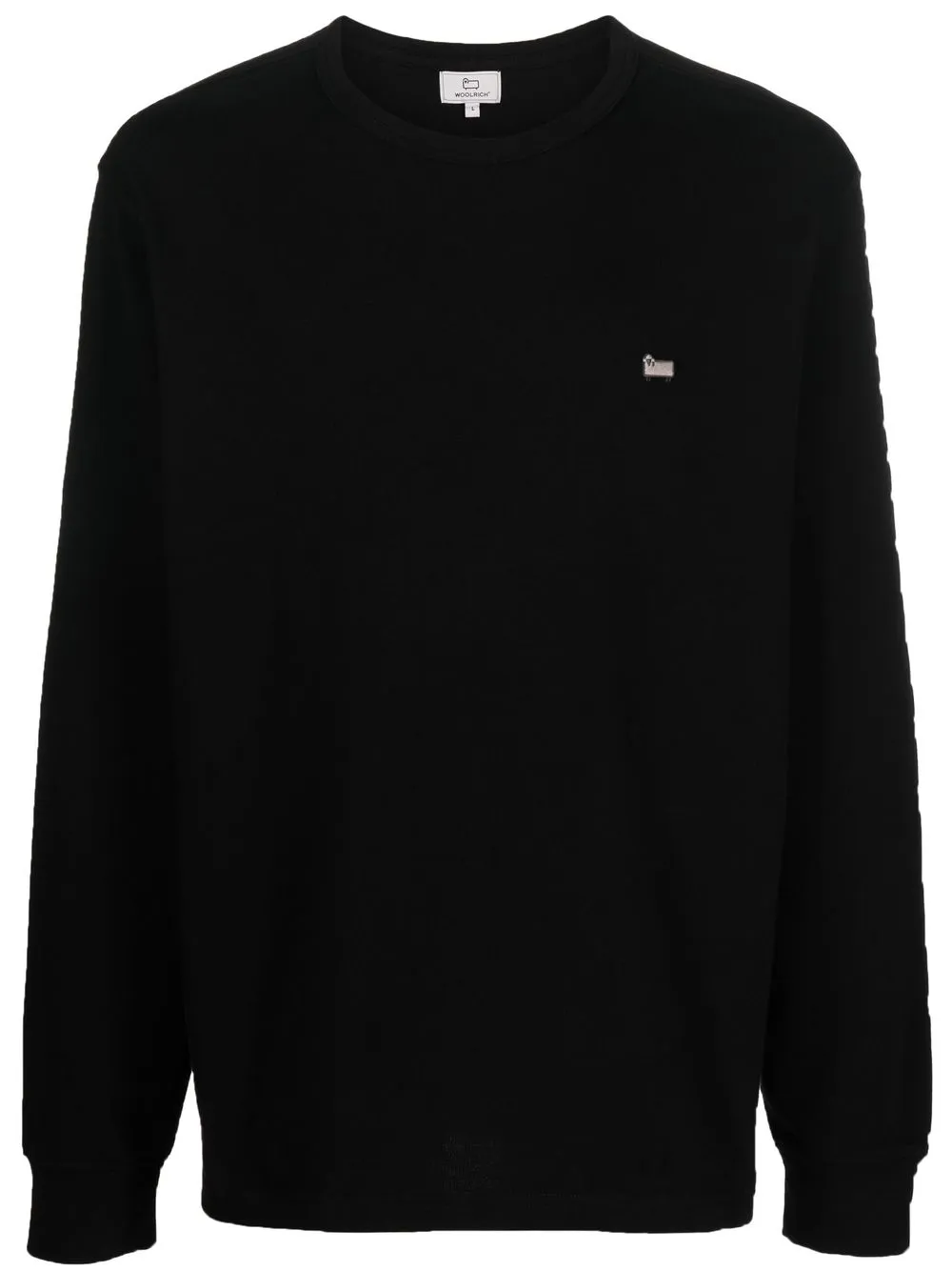 Woolrich Knitted Crew-neck Jumper In 黑色