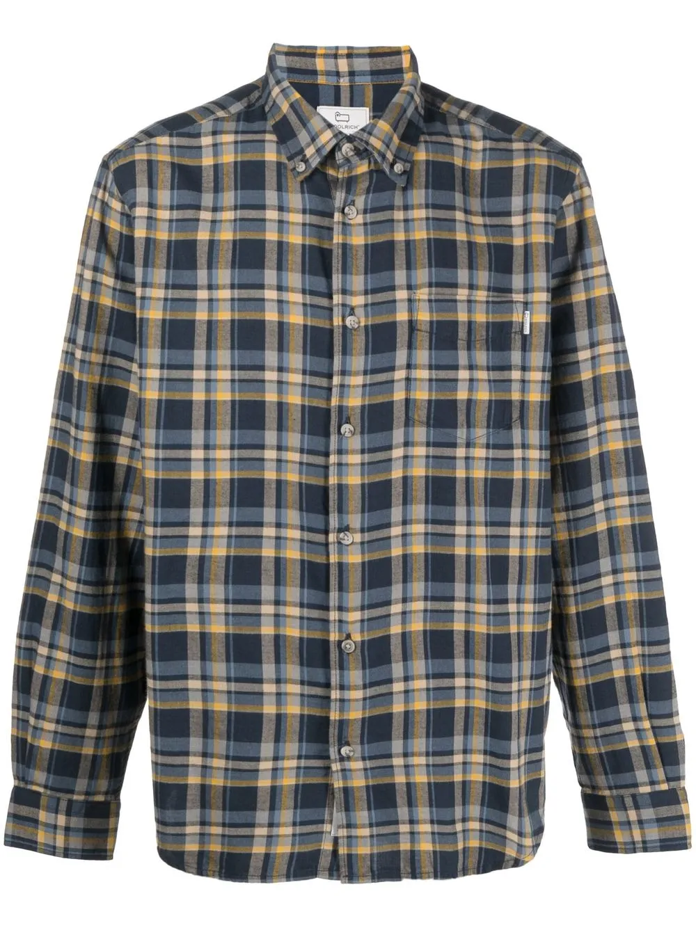 

Woolrich check-print flannel shirt - Blue