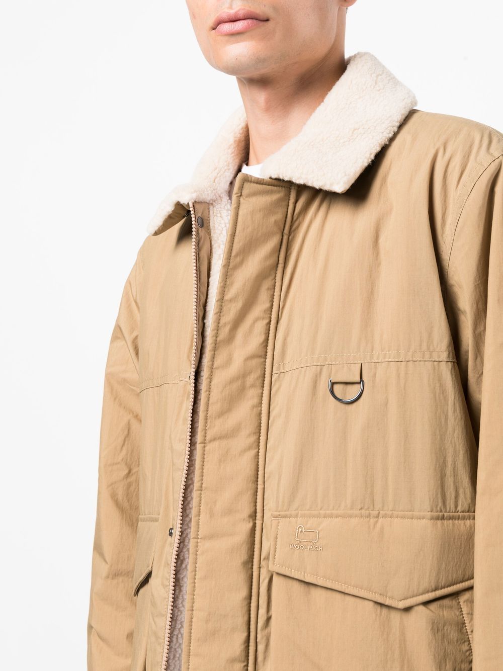 Woolrich Ripstop Sherpa Trucker Jacket - Farfetch