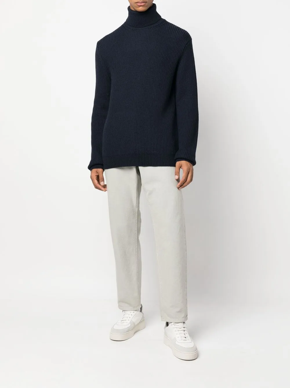 Woolrich Gebreide coltrui - Blauw