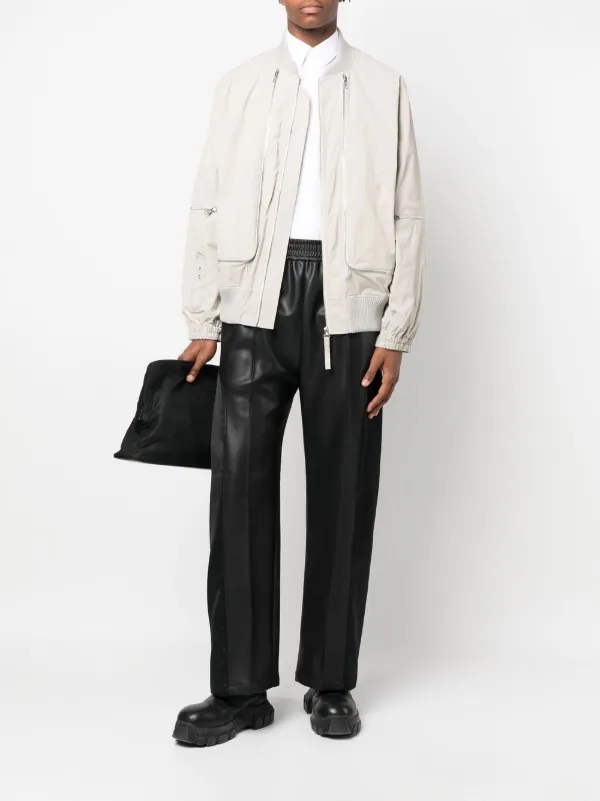 Helmut Lang zipped-up Bomber Jacket - Farfetch