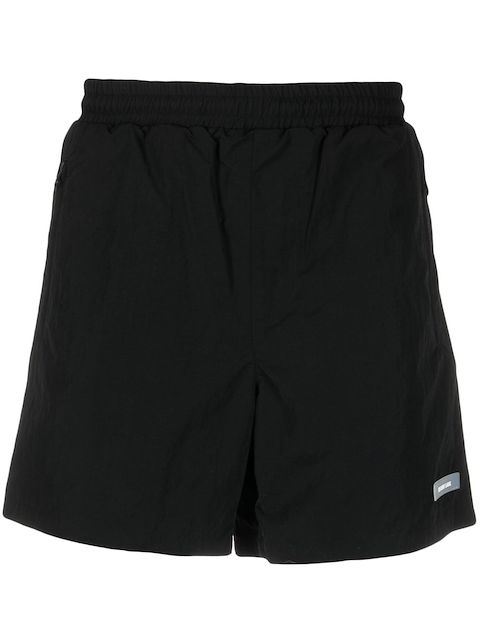 Helmut Lang logo-patch slip-on swim shorts