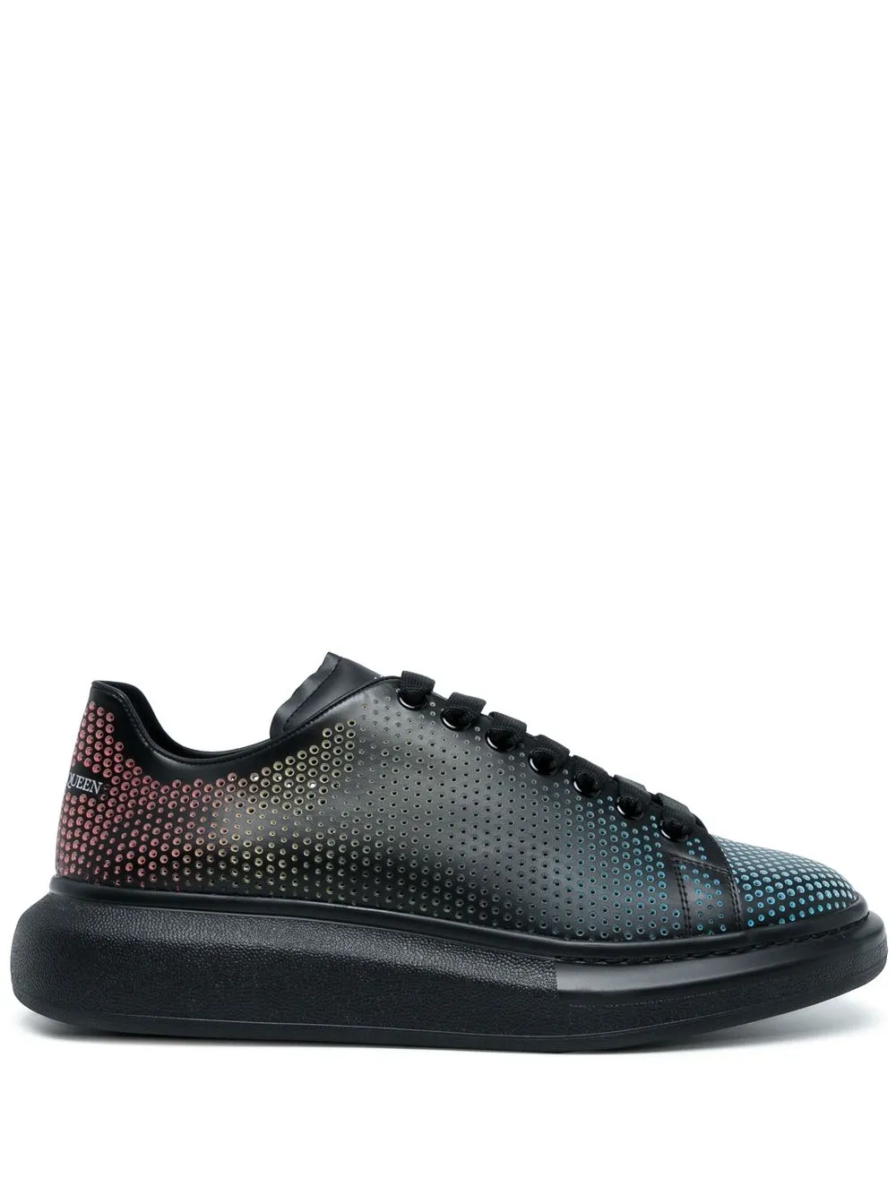 

Alexander McQueen tenis oversize con agujetas - Negro