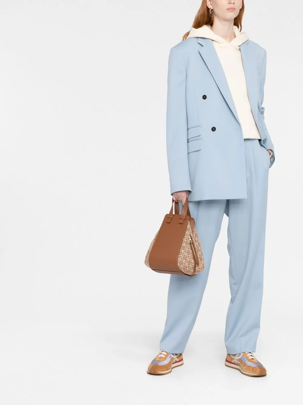 LOEWE Hammock medium shopper - Bruin