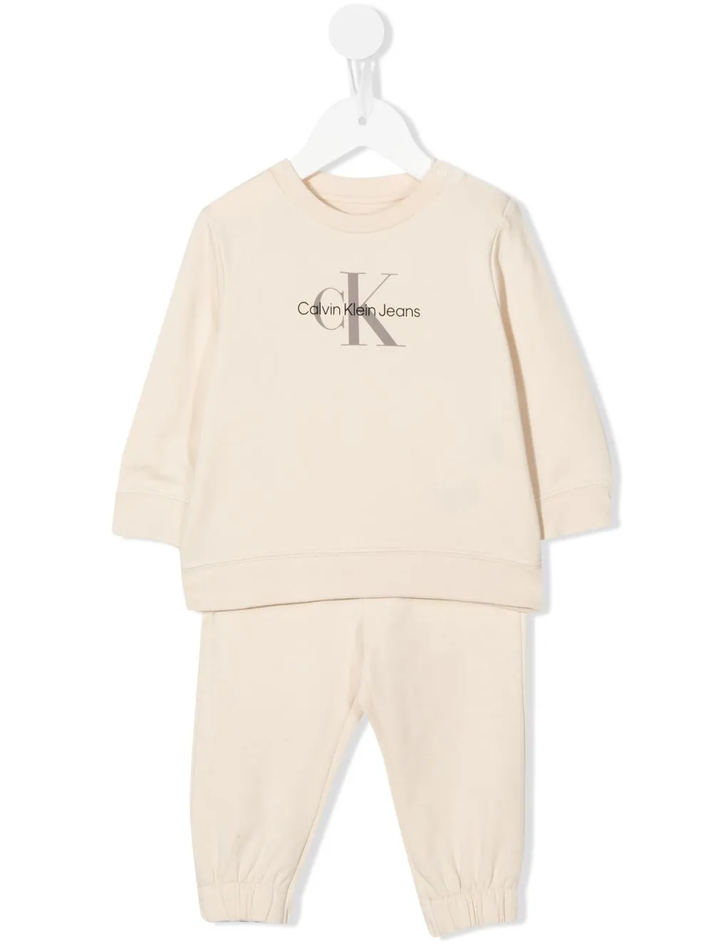 

Calvin Klein Kids traje deportivo con logo estampado - Neutro