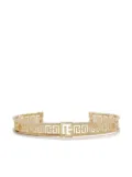 Balmain 18kt yellow gold Labyrinth Frieze bangle bracelet