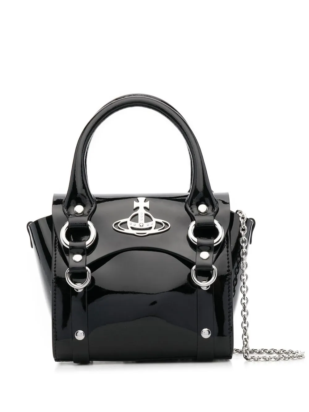 

Vivienne Westwood tote con asas y logo - Negro