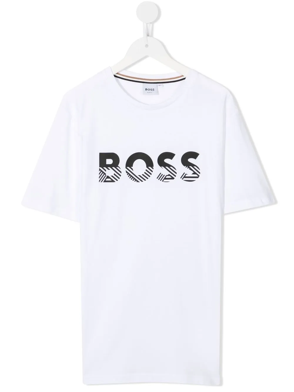 

BOSS Kidswear playera con logo estampado - Blanco