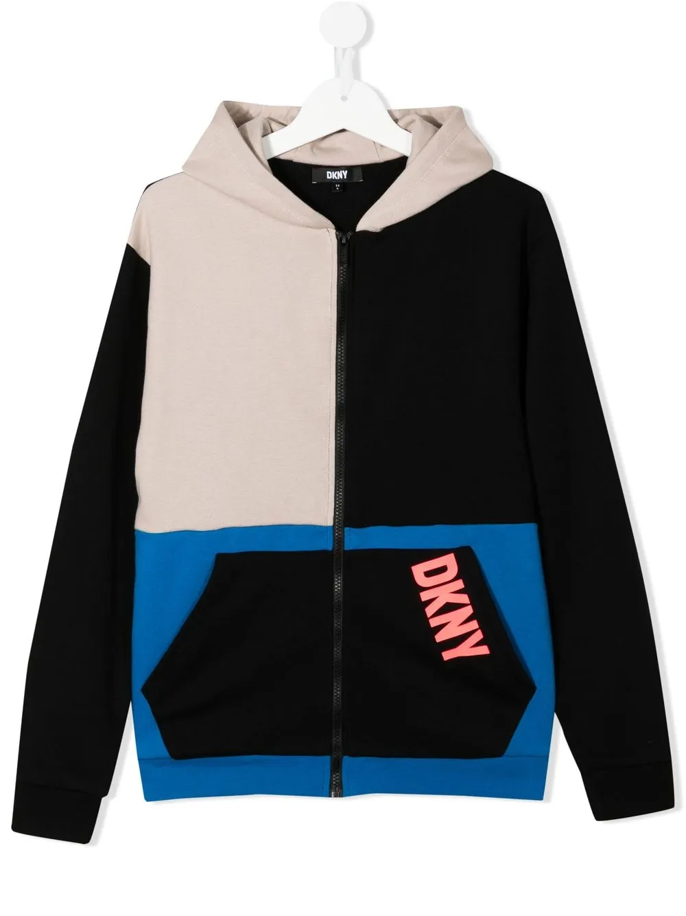 

Dkny Kids hoodie con diseño color block - Multicolor