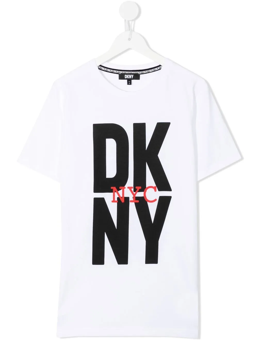 

Dkny Kids TEEN logo-print T-shirt - 10B