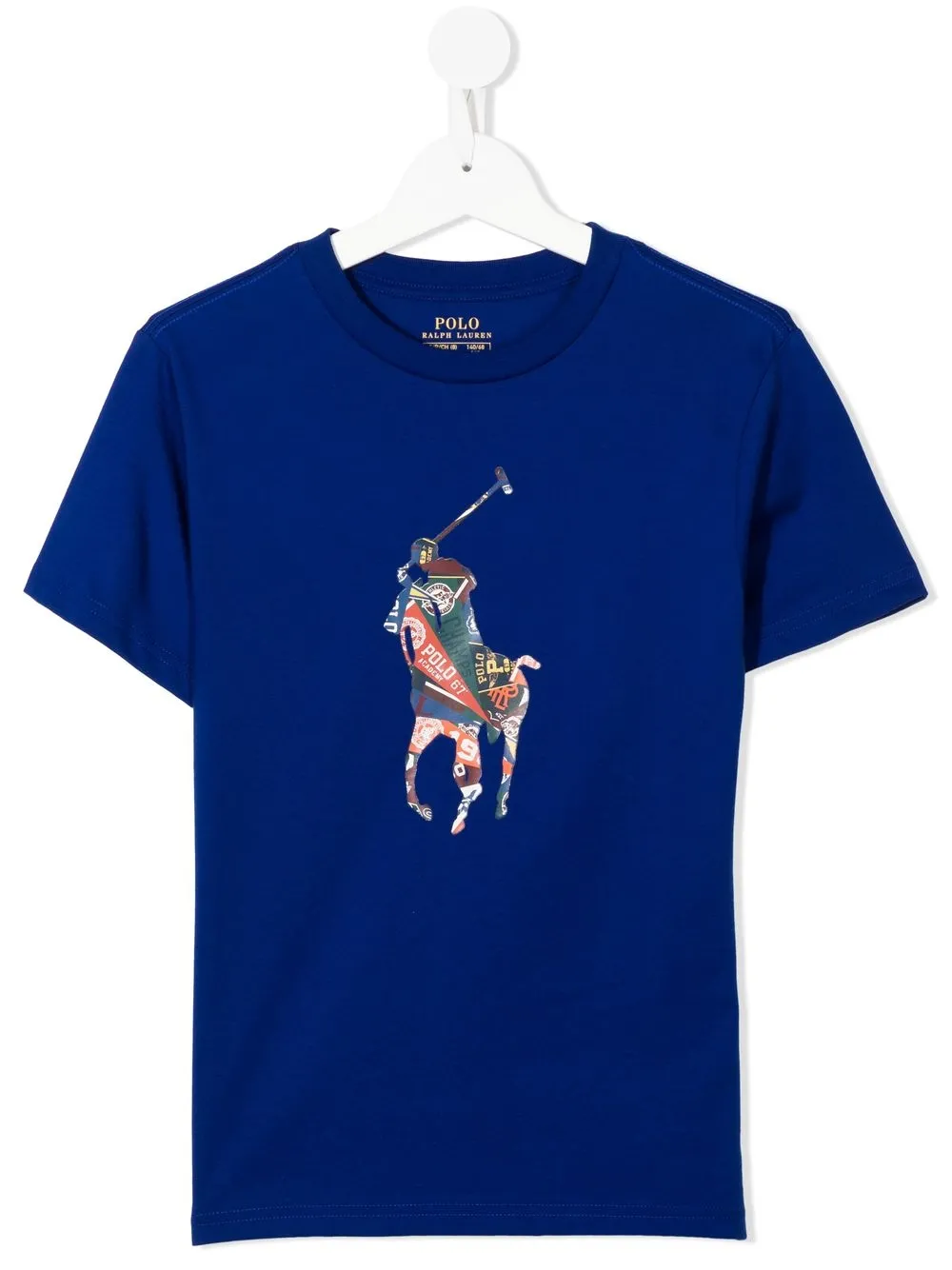 

Ralph Lauren Kids playera con logo estampado - Azul