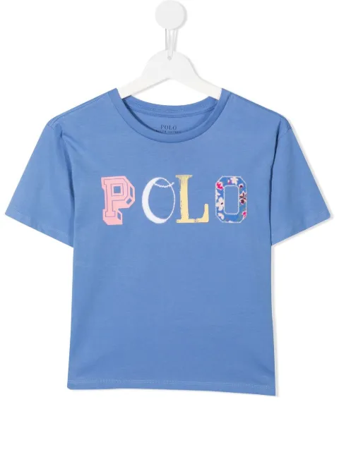POLO RALPH LAUREN KIDS logo-print cotton T-shirt