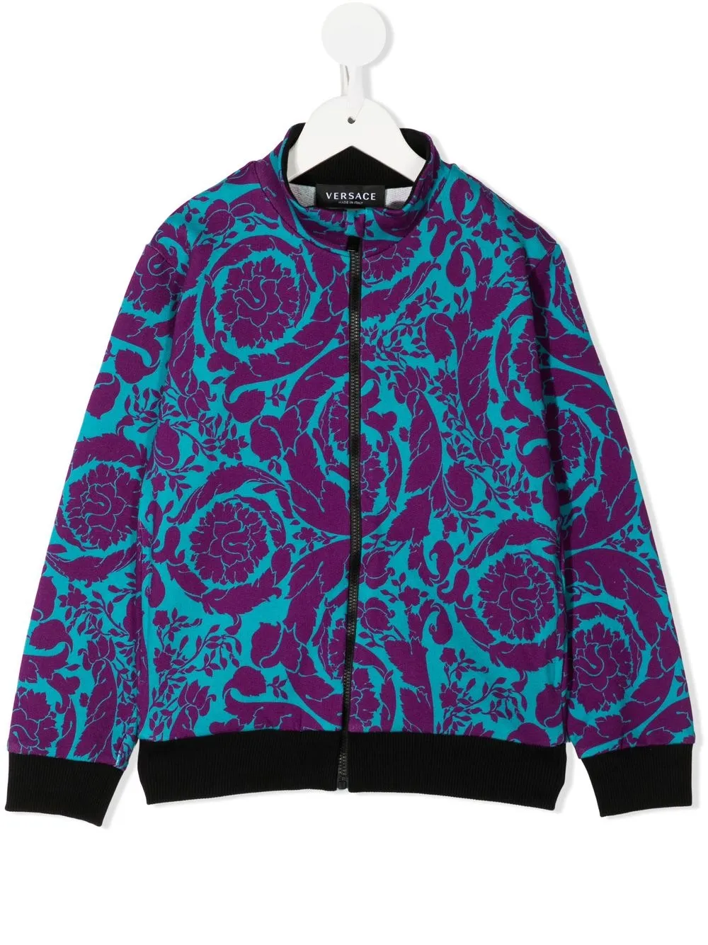 

Versace Kids sudadera con estampado Barocco - Azul