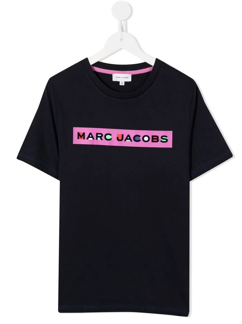 

Marc Jacobs Kids playera con logo estampado - Azul