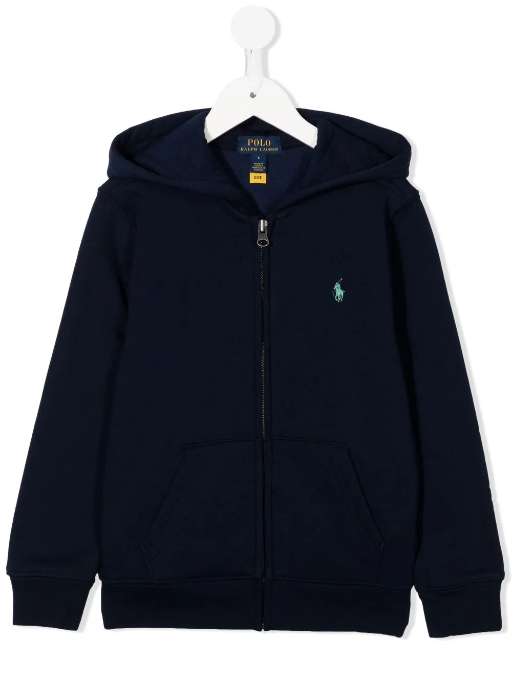 

Ralph Lauren Kids Poly Pony zipped hoodie - Blue