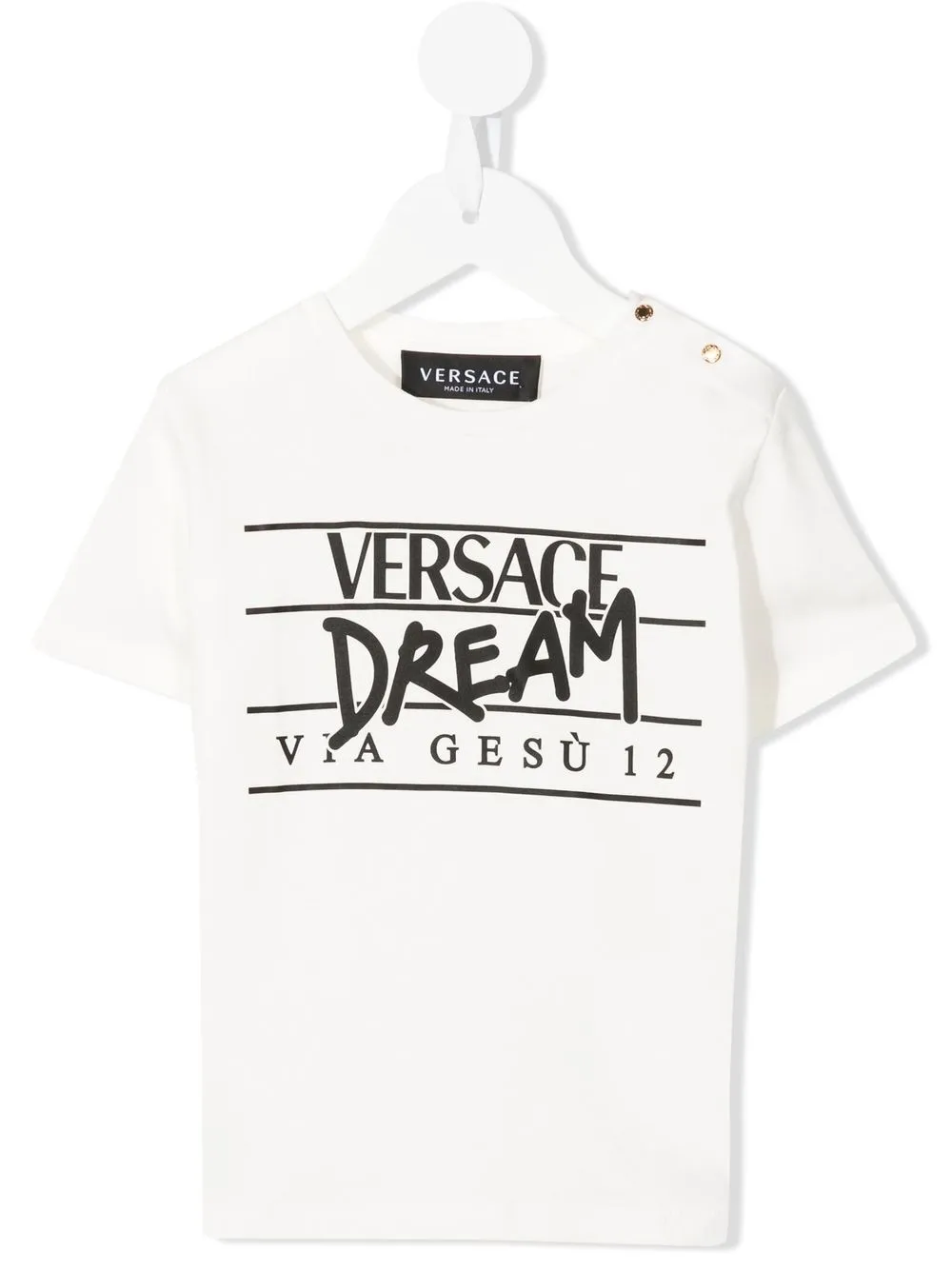 

Versace Kids logo-print cotton T-shirt - White
